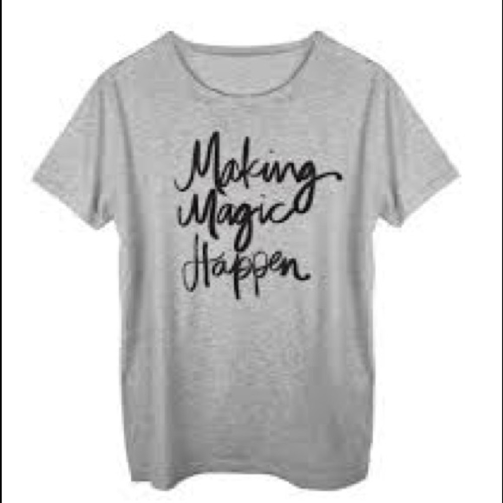 1 Medium Left!! “Making Magic Happen” Graphic Tee - Picture 2 of 5